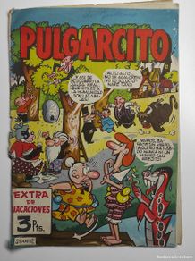 Tebeos: PULGARCITO EXTRA DE VACACIONES 3 PTAS AÑO 1955 O 1956 - MUY RARO - ORIGINAL DE ÉPOCA
